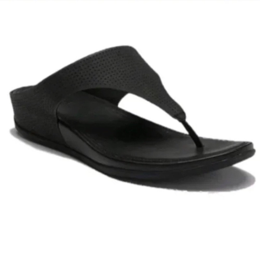 FIT FLOP BANDA Black Sandals size 10